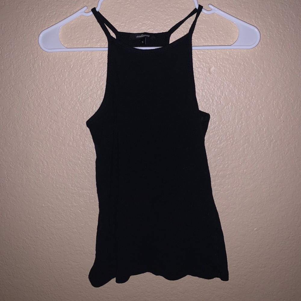 Black tank top